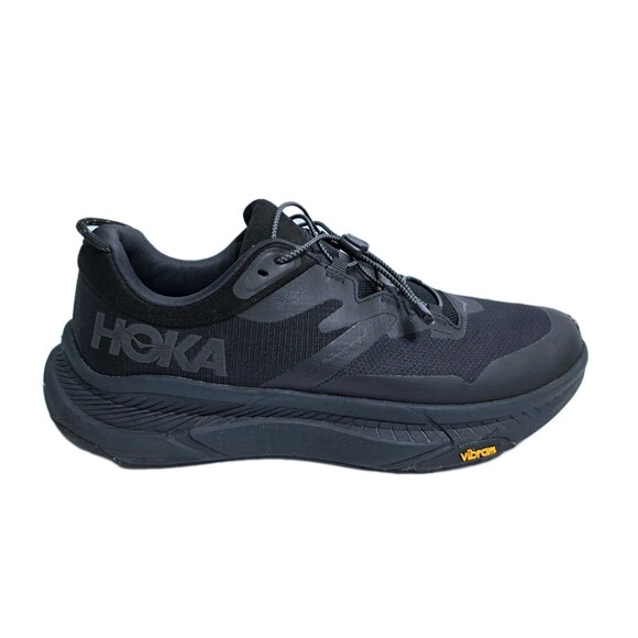 Hoka Transport GTX Vibram Men's Size 11.5 D Gore Tex Waterproof Black Running - Picture 2 of 12